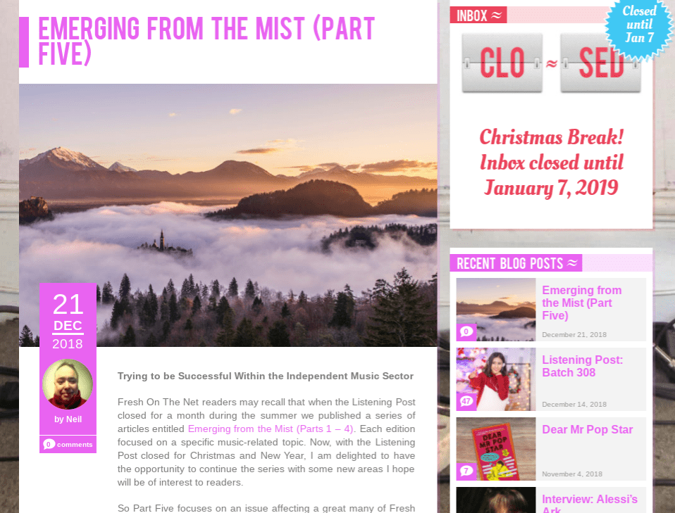 Emerging from the Mist 5